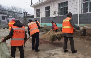 商洛市商州区广东坪村开展“人人参与 人人争先”村庄清洁行动缩略图